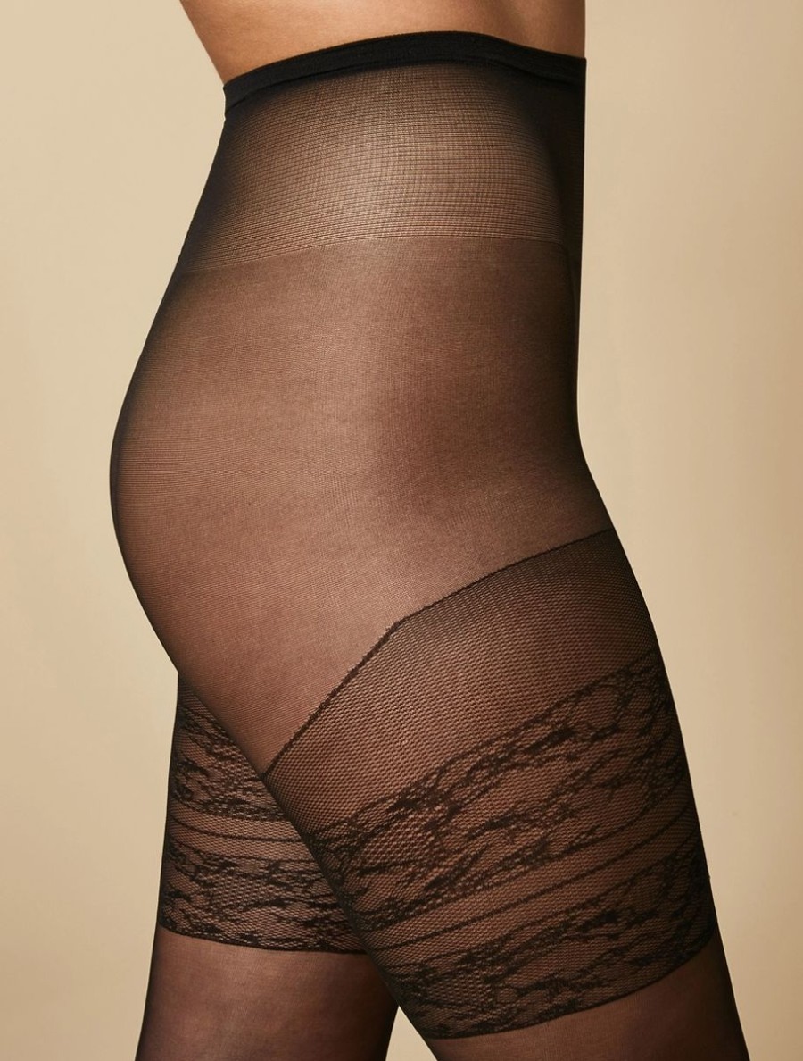 20 Denier Sheer Tights Black Wholesale