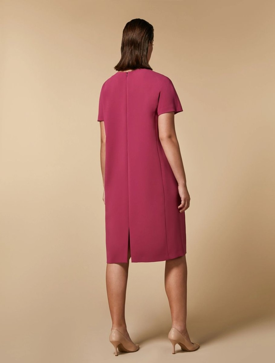 Triacetate Dress Fuchsia Best