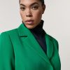 Stretch Fabric Jacket Green Wholesale