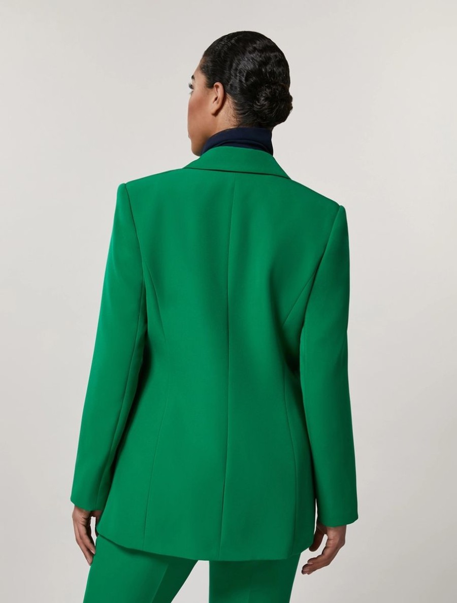 Stretch Fabric Jacket Green Wholesale