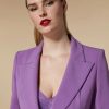 Triacetate Blazer Jacket Wisteria Online