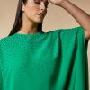 Stretch Cady Dress Green New