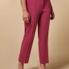 Triacetate Trousers Fuchsia Clearance