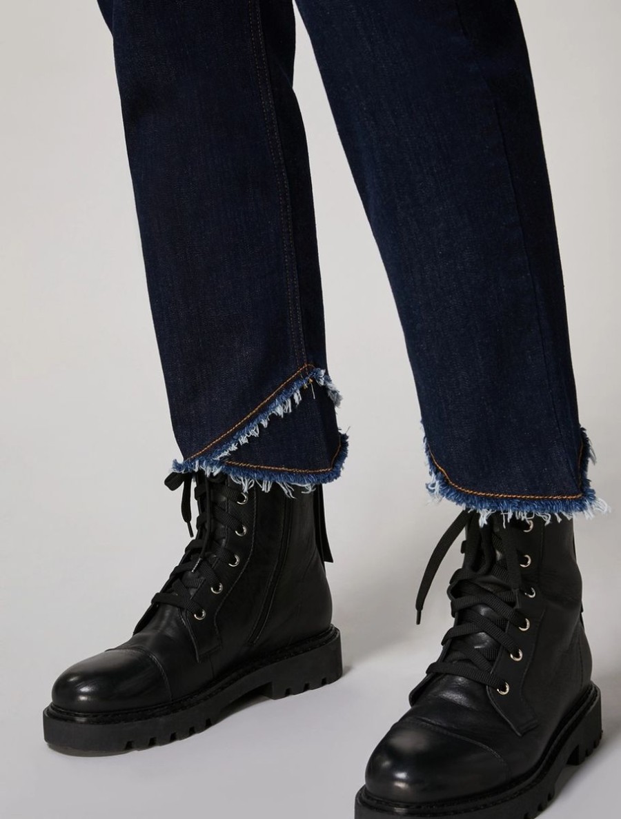 Stretch Denim Jeans Dark Navy Clearance