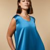 Satin Dress Torquoise Online