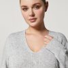 Wool And Cashmere Sweater Light Grey New