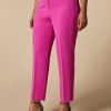 Stretch Cady Trousers Fuchsia Online