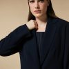 Triacetate Blazer Jacket Dark Navy Online