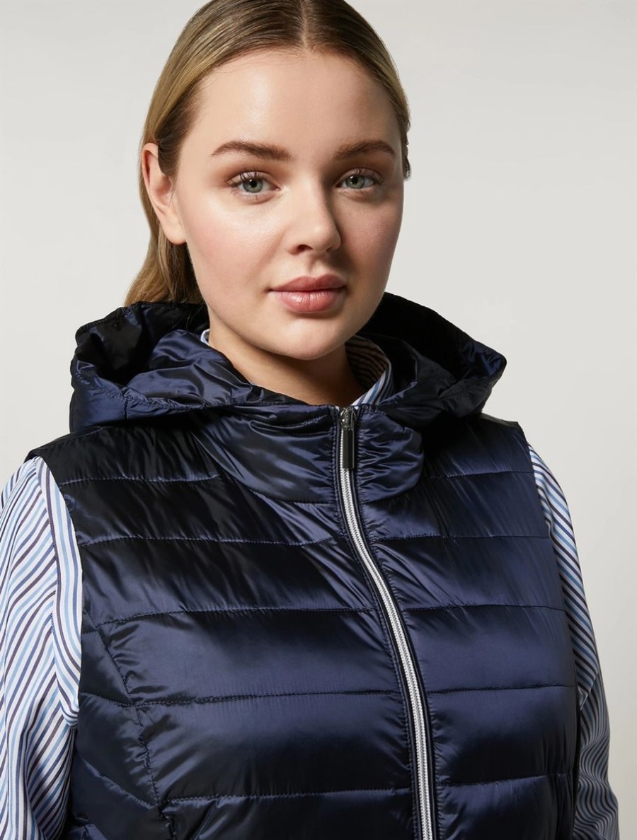 Water-Repellent Nylon Gilet Ultramarine Best