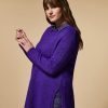 Wool Blend Jumper Purple Wholesale