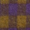 Wool-Blend Check Scarf Purple Wholesale