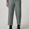 Stretch Flannel Trousers Light Grey Best