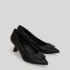 Nappa Leather-Look Court Shoes Black Online