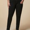 Wonder-Fit Jersey Denim Jeans Black Wholesale