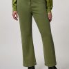 Gabardine Trousers Green Hot