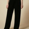 Velvet Jersey Trousers Black Hot