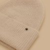 Alpaca-Blend Beanie White Clearance