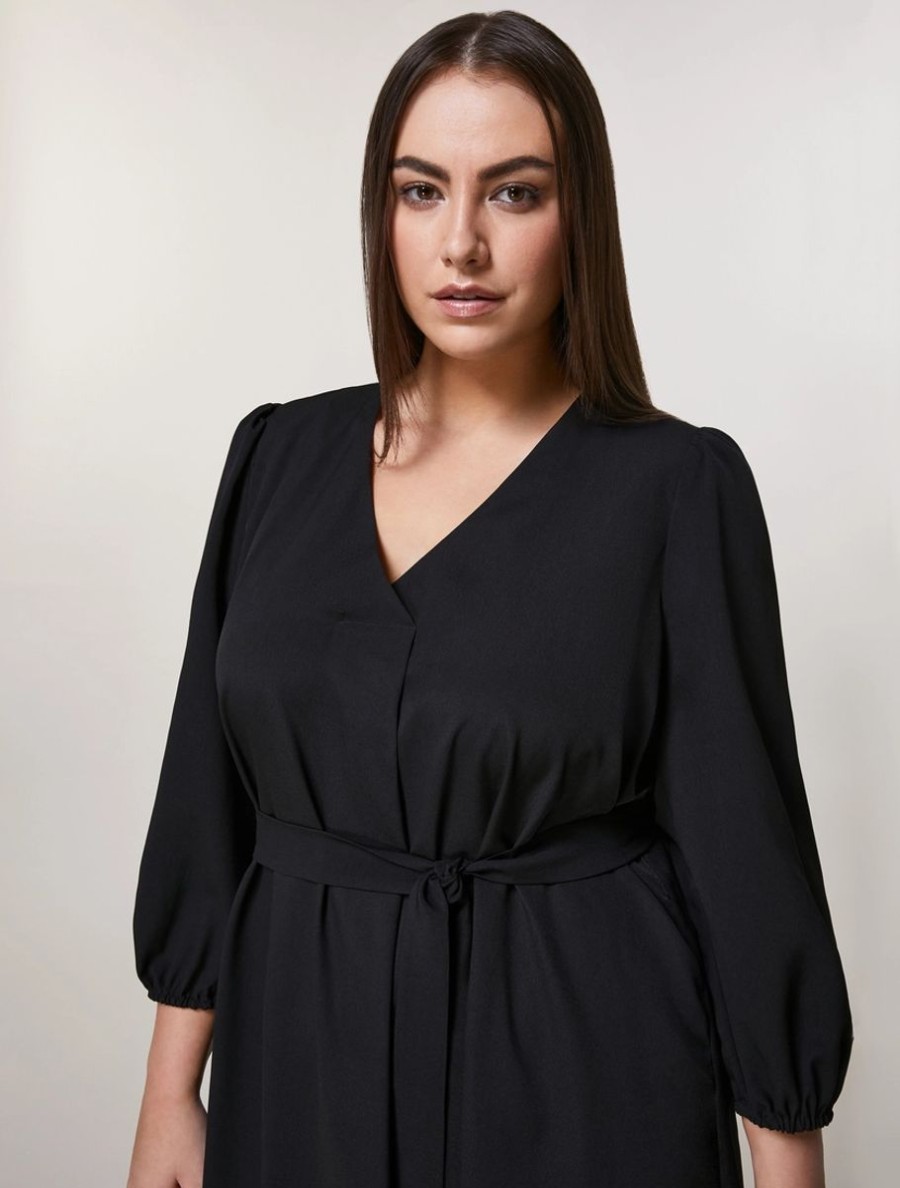 Crepe De Chine Dress Black Best