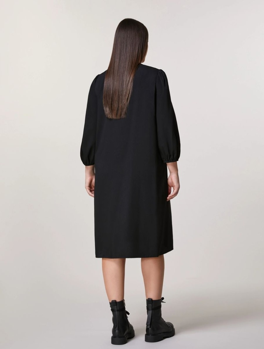 Crepe De Chine Dress Black Best