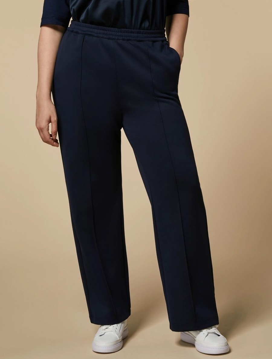 Double Jersey Trousers Cornflower Blue Online