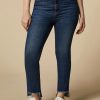 Slim-Fit Cotton Denim Jeans Midnightblue Hot