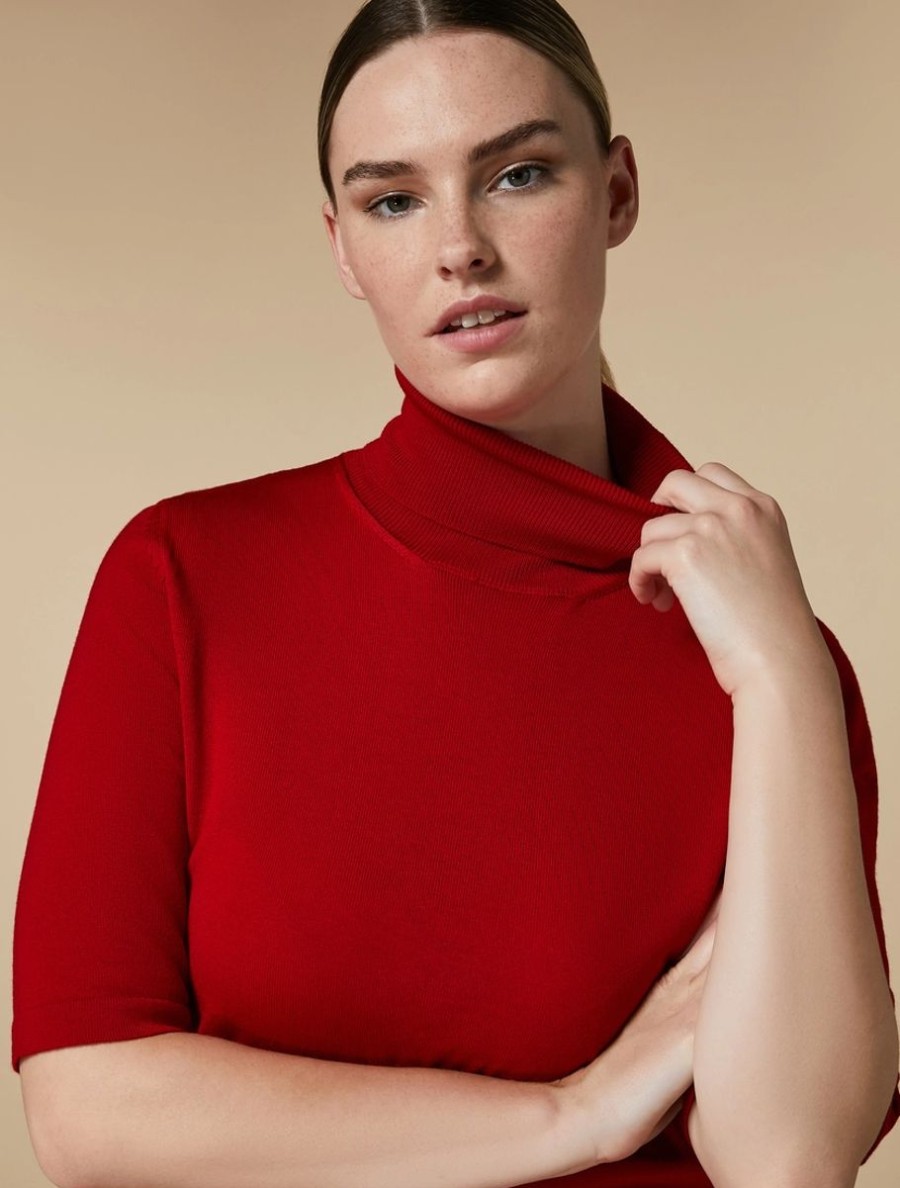 Wool Sweater Red Hot