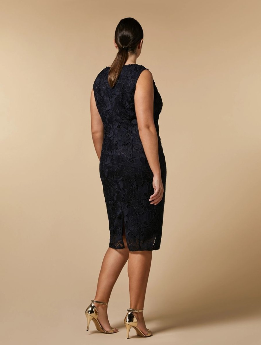 Macrame Dress Dark Navy Online