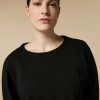 Jersey Sweatshirt Black Wholesale