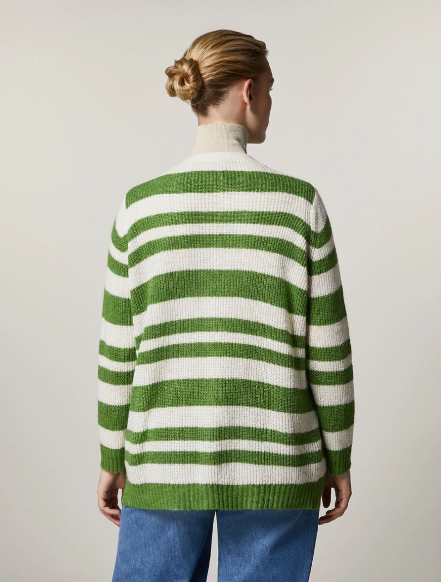 Wool-Blend Cardigan Green Best