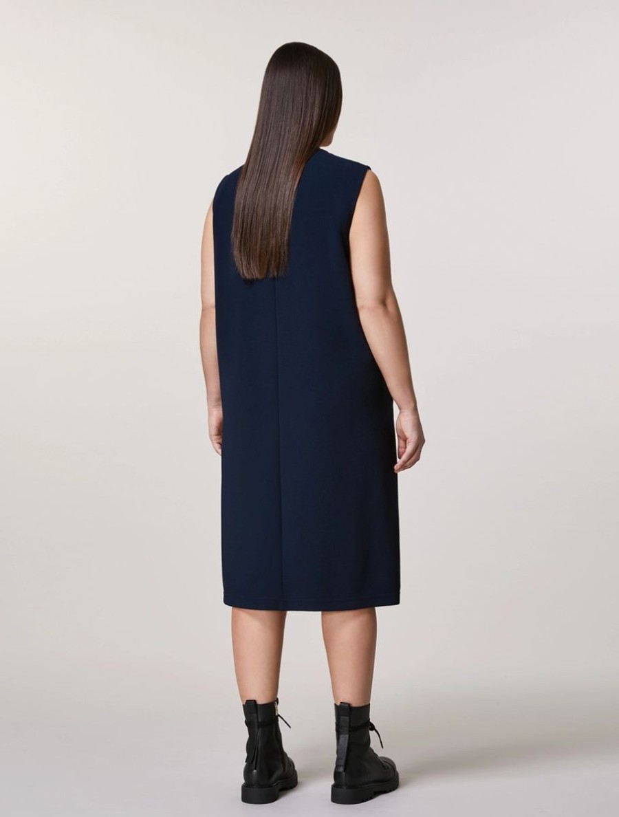 Jersey Dress Dark Navy Wholesale