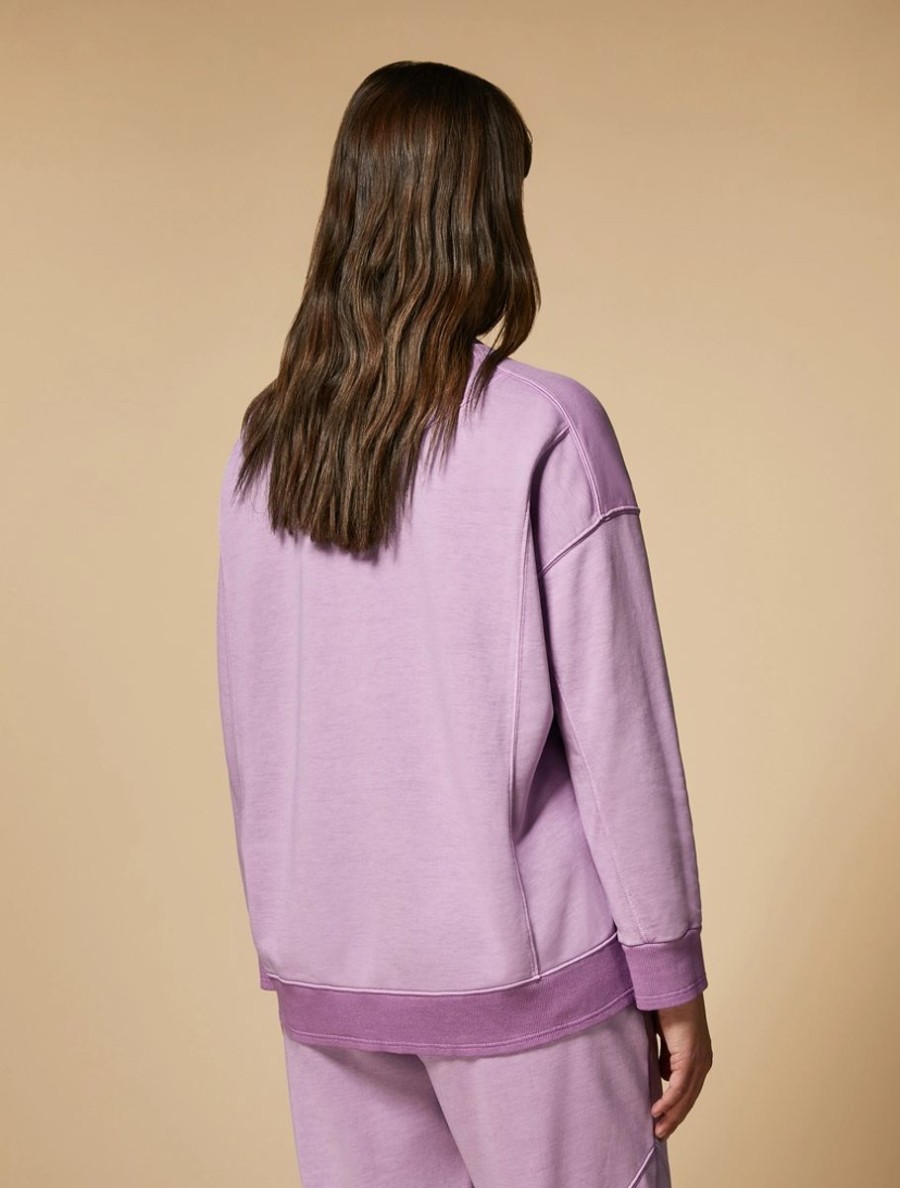 Jersey Sweatshirt Wisteria Clearance