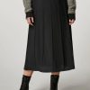 Wool-Blend Skirt Dark Grey Wholesale