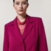 Stretch Fabric Jacket Purple Online