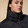 Padded Jacket In Water-Resistant Satin Black Online