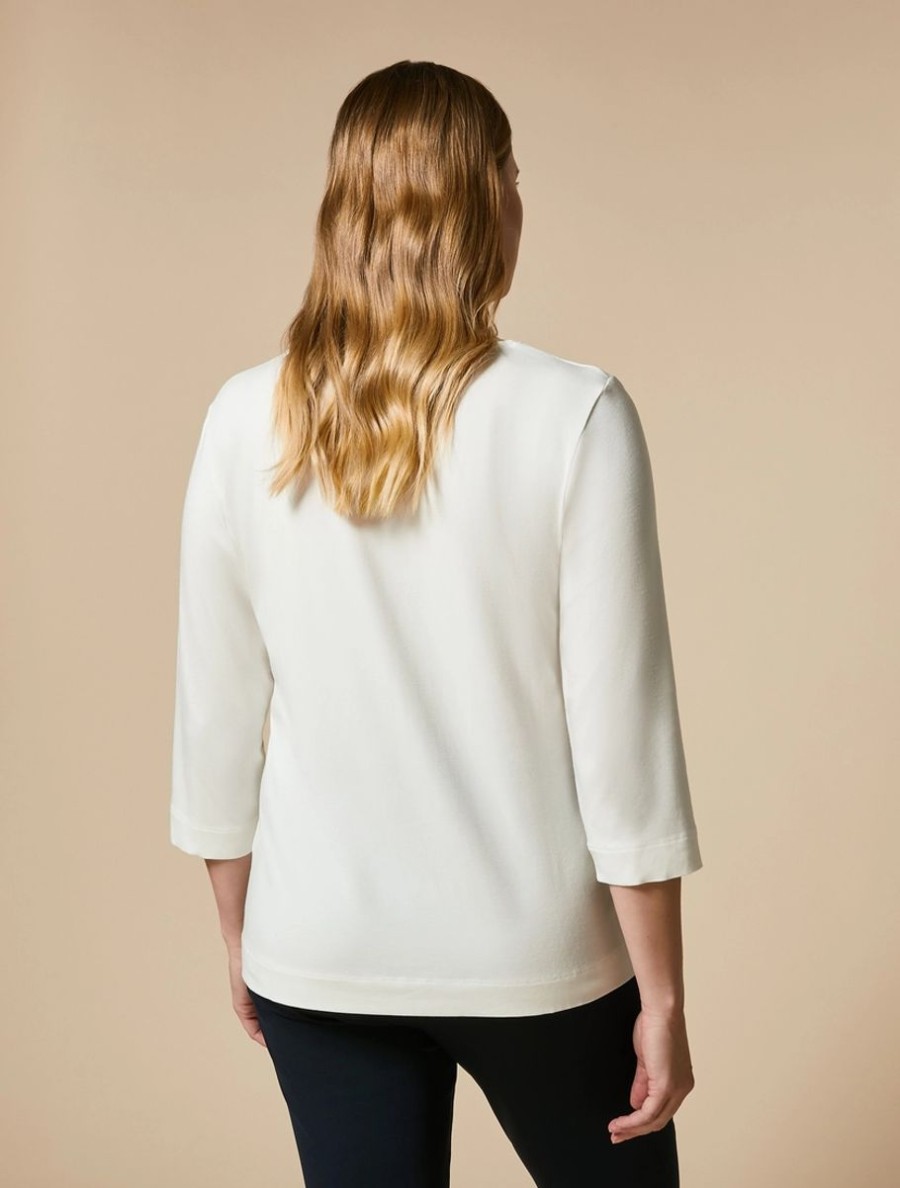 Viscose Jersey T-Shirt Ivory Best