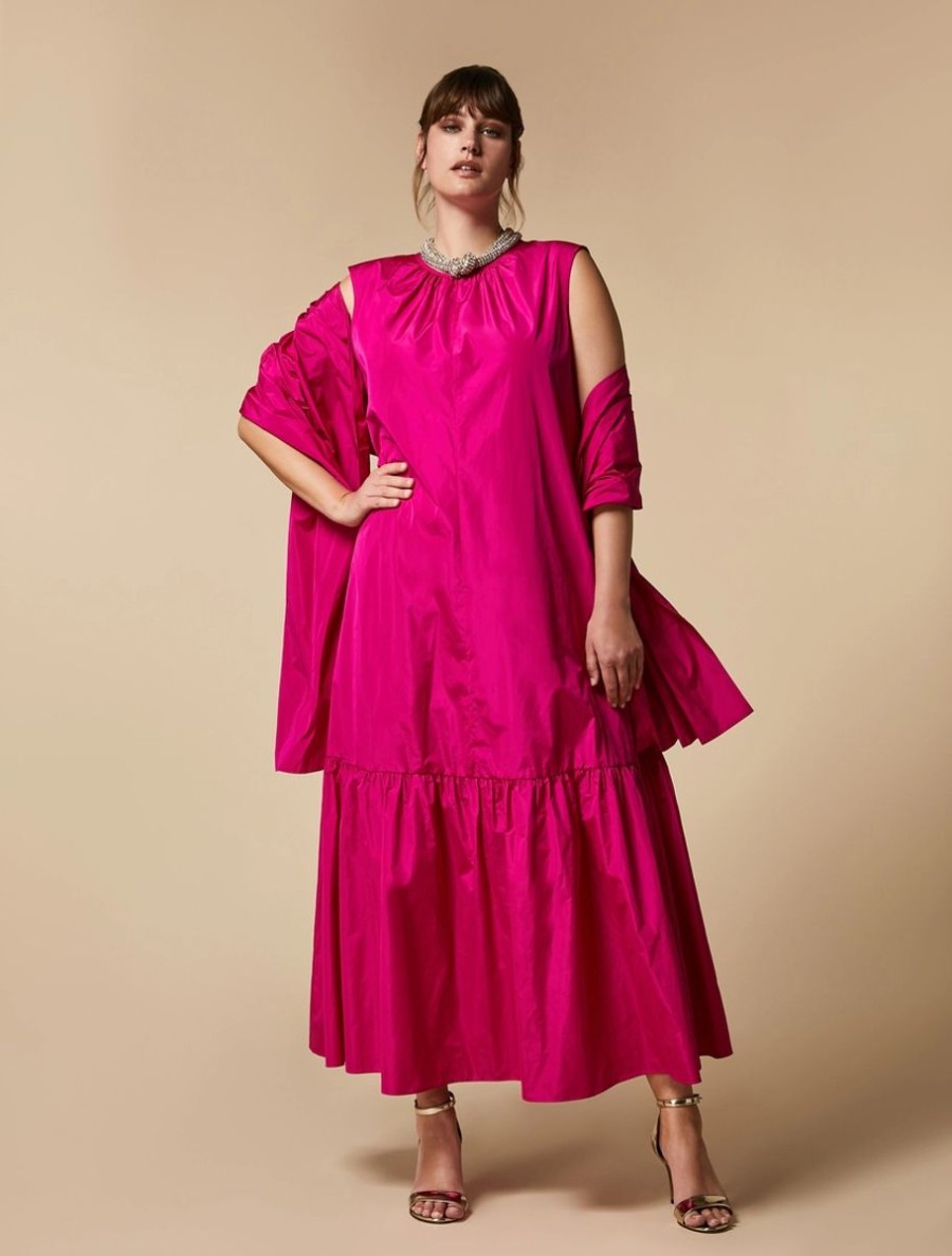 Taffeta Stole Fuchsia Clearance