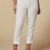 Yarn-Dyed Linen Trousers White Best