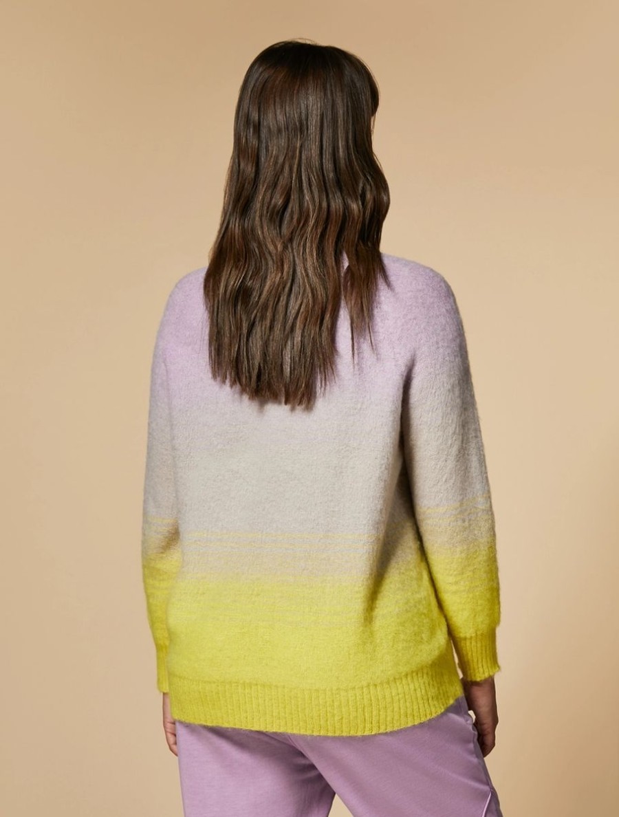 Mohair-Blend Sweater Mustard Wholesale