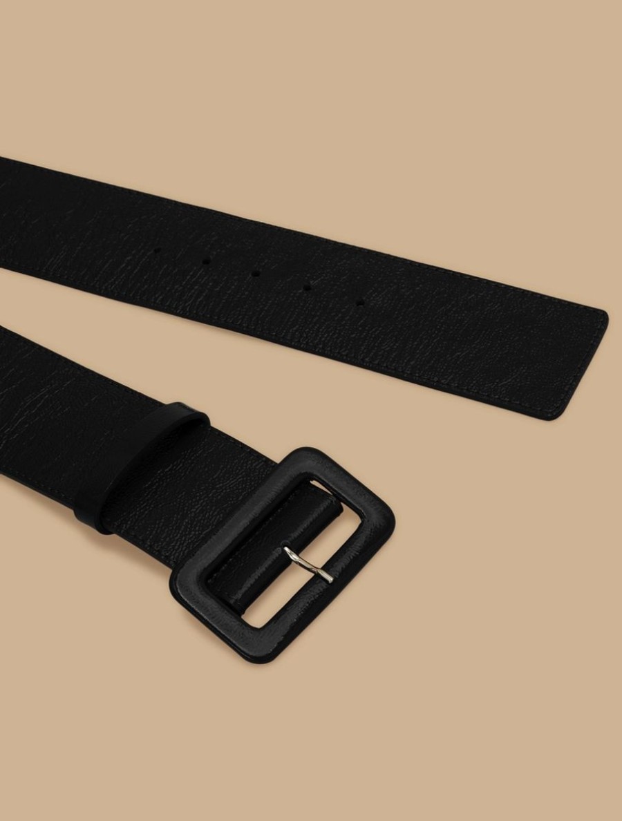 Patent Leather Belt Black Clearance