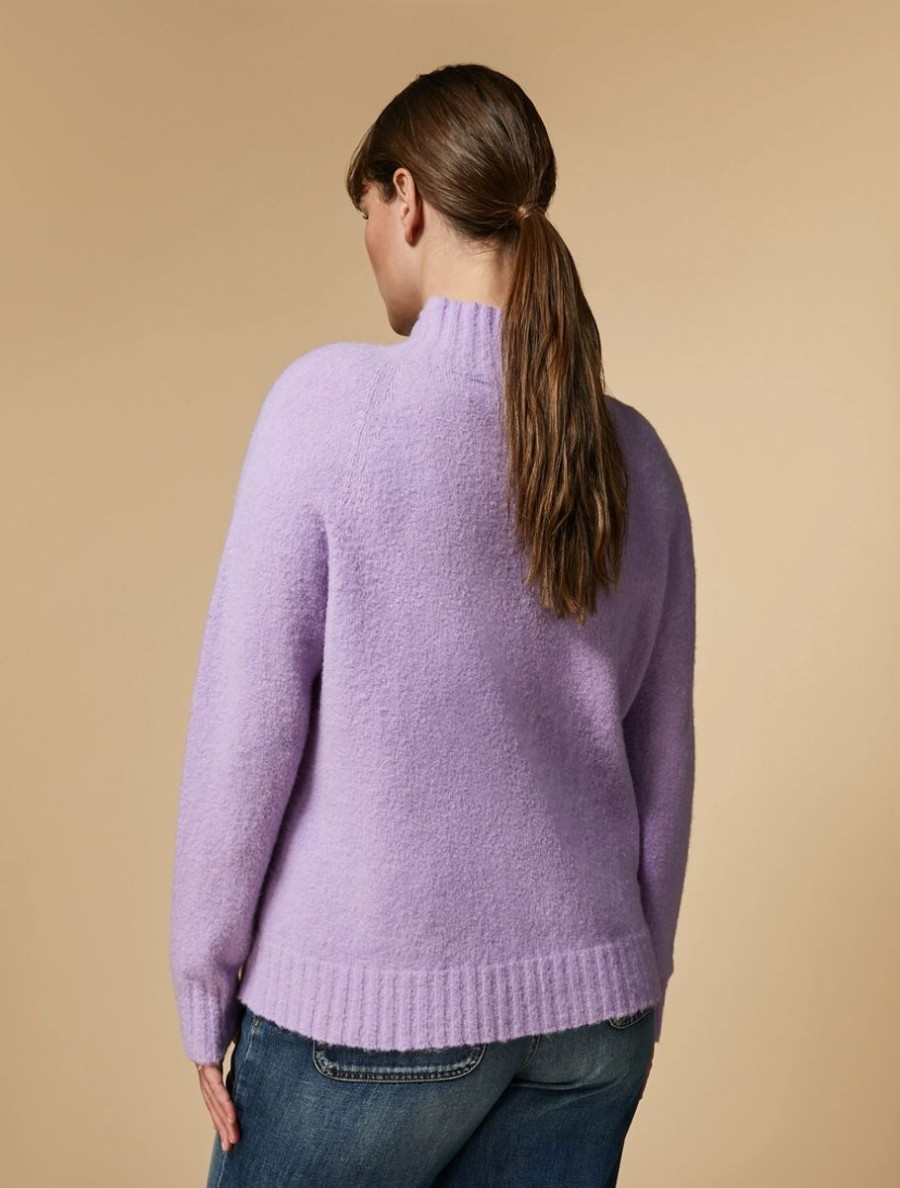 Alpaca-Blend Sweater Wisteria Hot