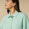 Heavy Double-Faced Wool And Cashmere Jacket Pastel Green New