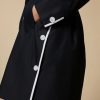 Cotton-Blend Twill Trench Coat Midnightblue Wholesale