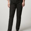 Cotton Denim Trousers Black Hot