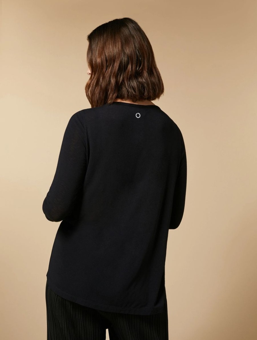 Cashmere-Blend Jersey T-Shirt Black Online