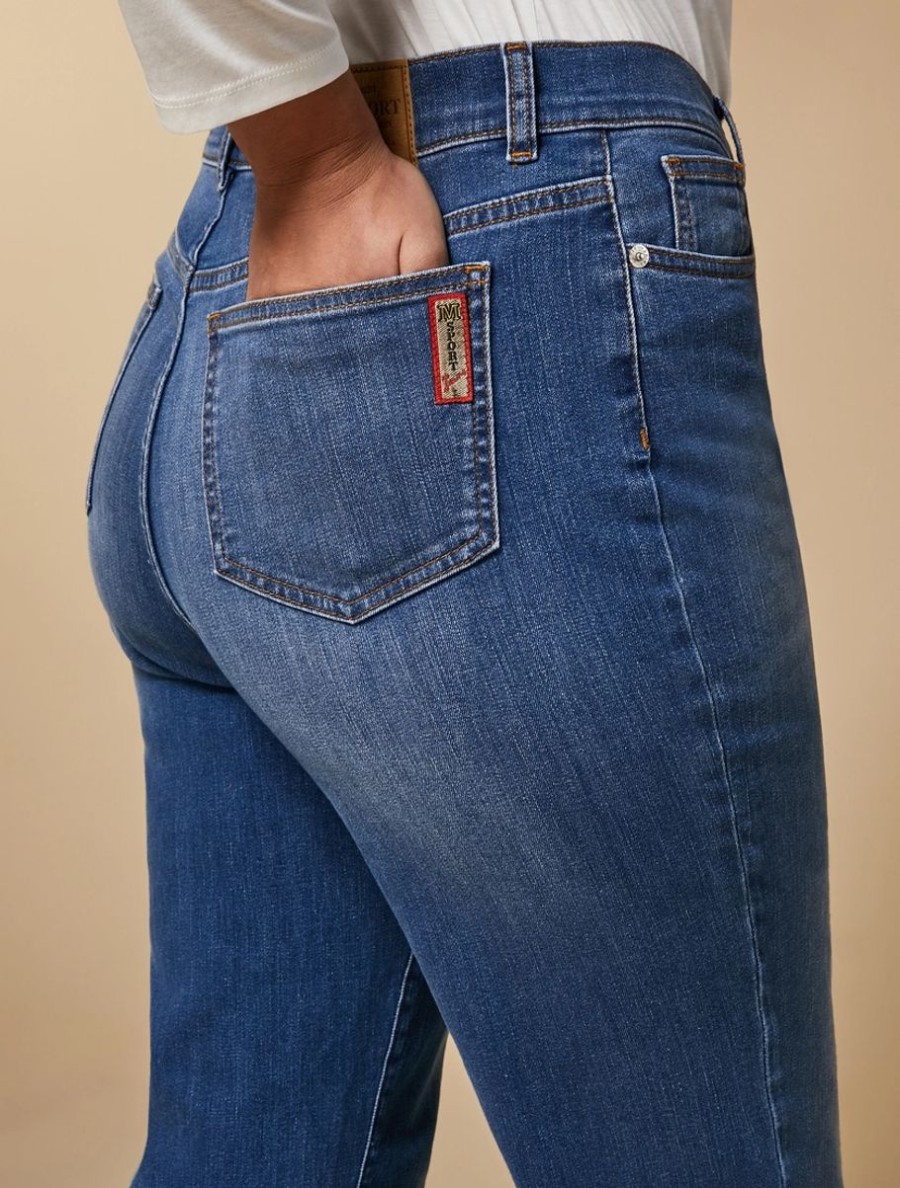 Stretch Denim Regular Jeans Ski Blue Clearance