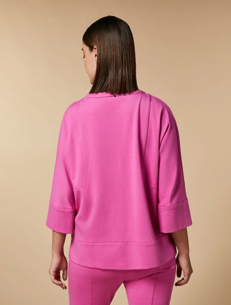 Jersey Sweatshirt Fuchsia Hot