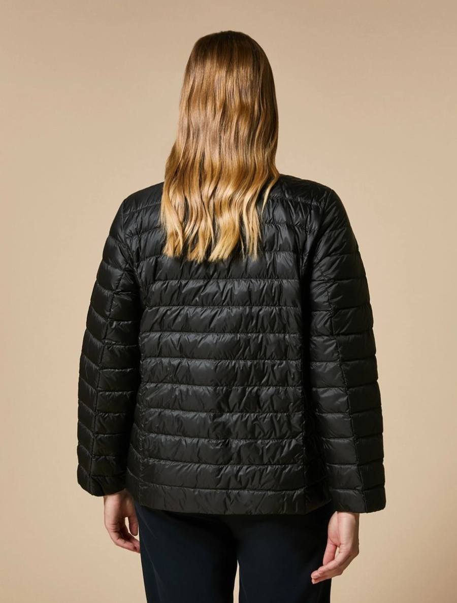 Nylon Down Jacket Black Best