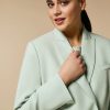 Triacetate Cady Jacket Pastel Green Clearance