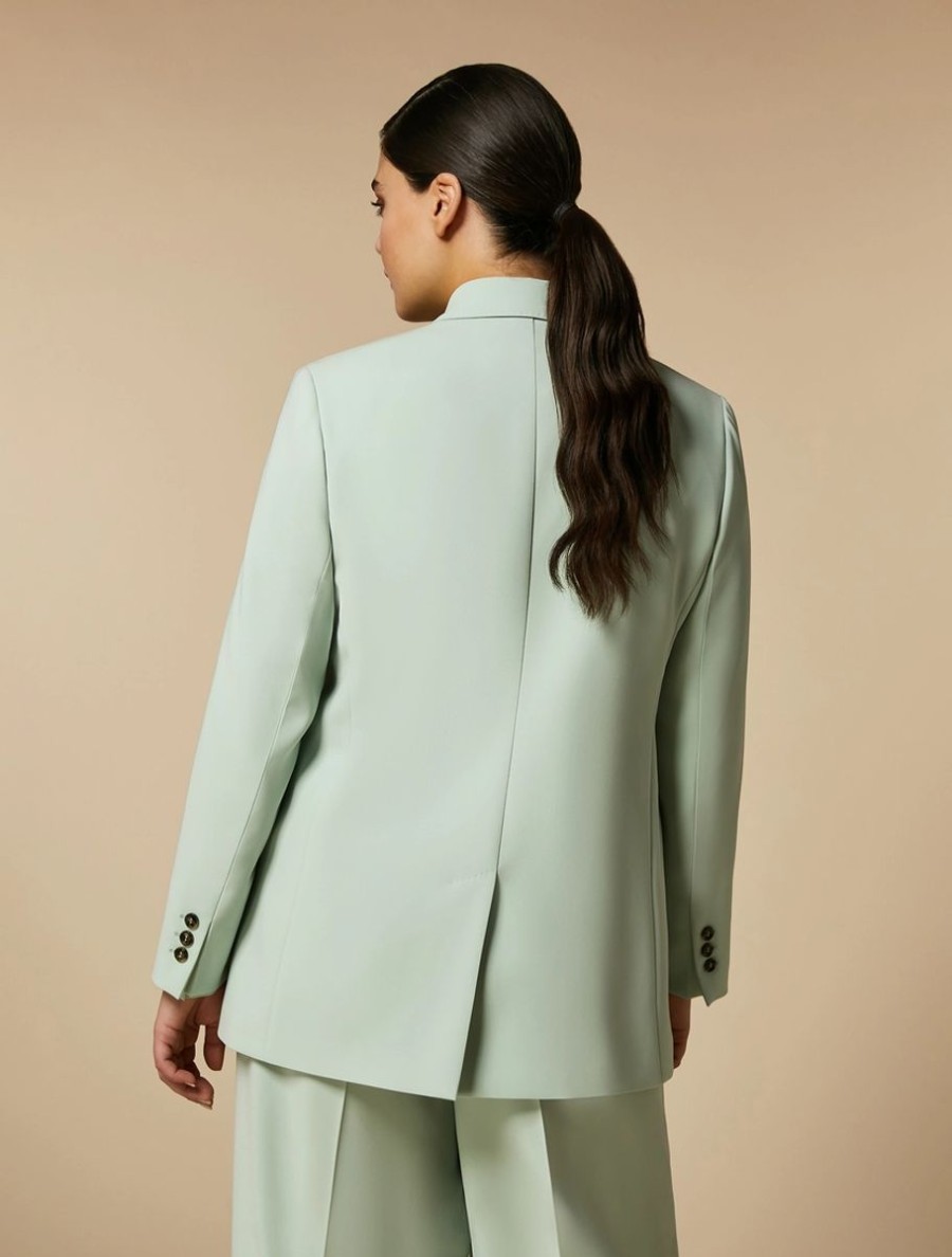 Triacetate Cady Jacket Pastel Green Clearance