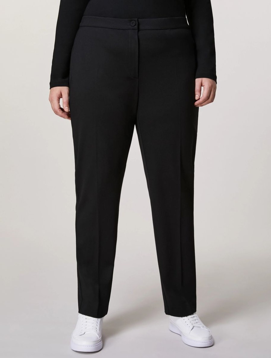 Technical Fabric Trousers Black Best